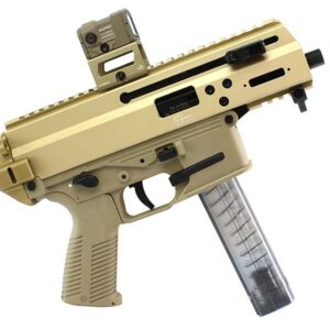 B&T APC9K Pro 9mm 4.3″ 30rd Pistol, Coyote Tan w/Aimpoint ACRO P-2