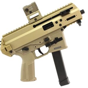 B&T APC9K Pro 9mm 4.3″ 30rd Pistol, Coyote Tan w/Aimpoint ACRO P-2 – Glock Lower
